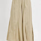 Risen - Shirring Detail Wide Leg Pants