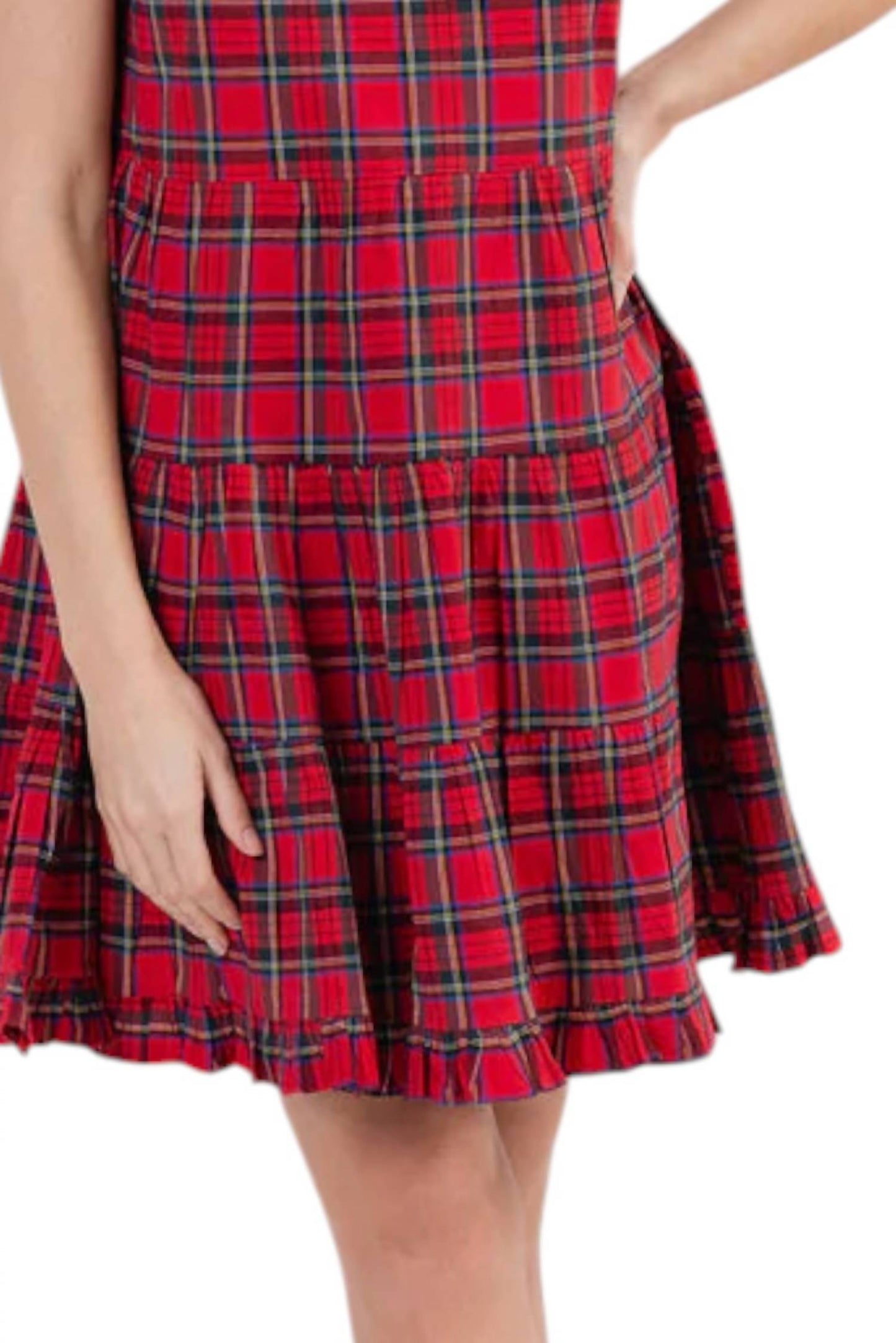 Sail To Sable - Mistletoe Plaid Dress