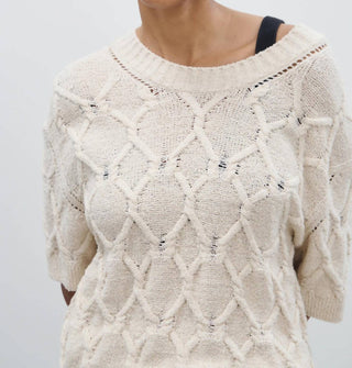 Closed - Crew Neck Short Sleeve Blouse