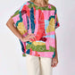 Crosby By Mollie Burch - Maxine Short Sleeve Floral Tunic Top