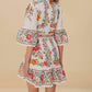 Farm Rio - Delicate Forest Mini Dress