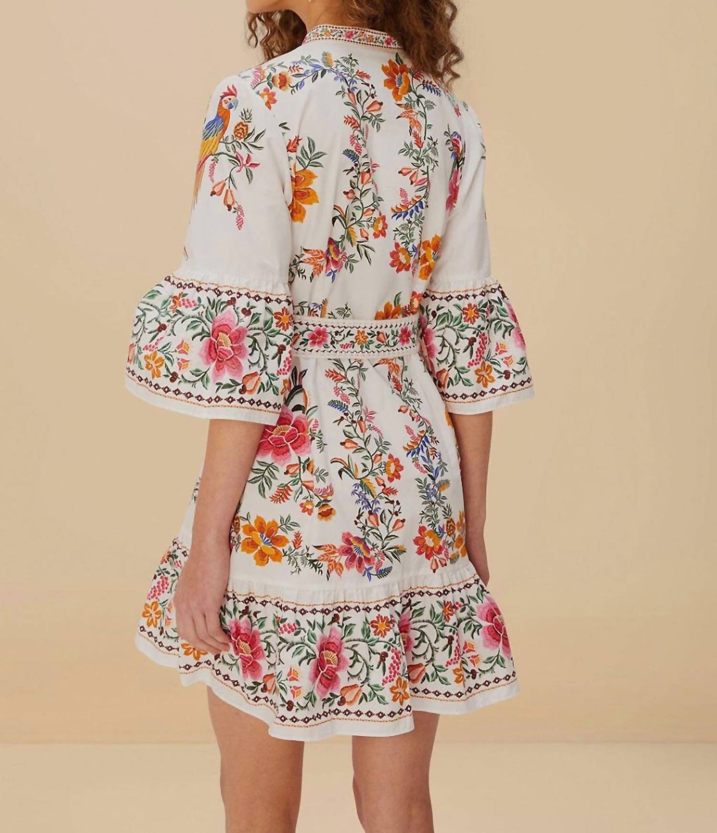 Farm Rio - Delicate Forest Mini Dress