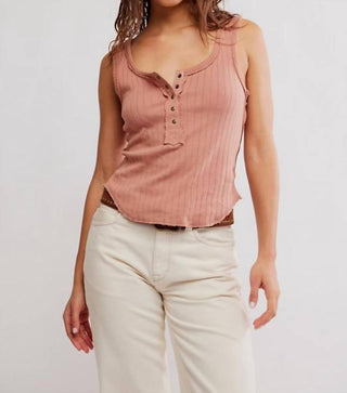 Free People - Care Fp Bryson Henley Tank