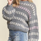 Adora - Puffy Sleeve Chunky Knit Sweater