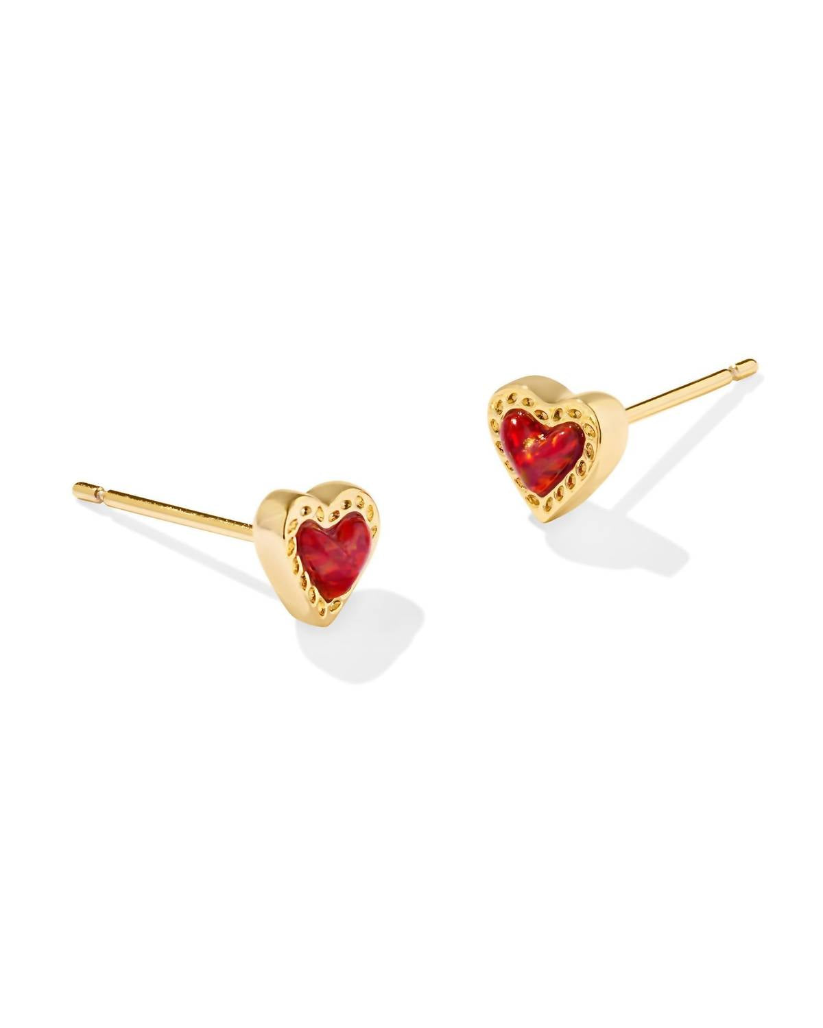 Kendra Scott - Women's Mini Ari Heart Stud Earrings
