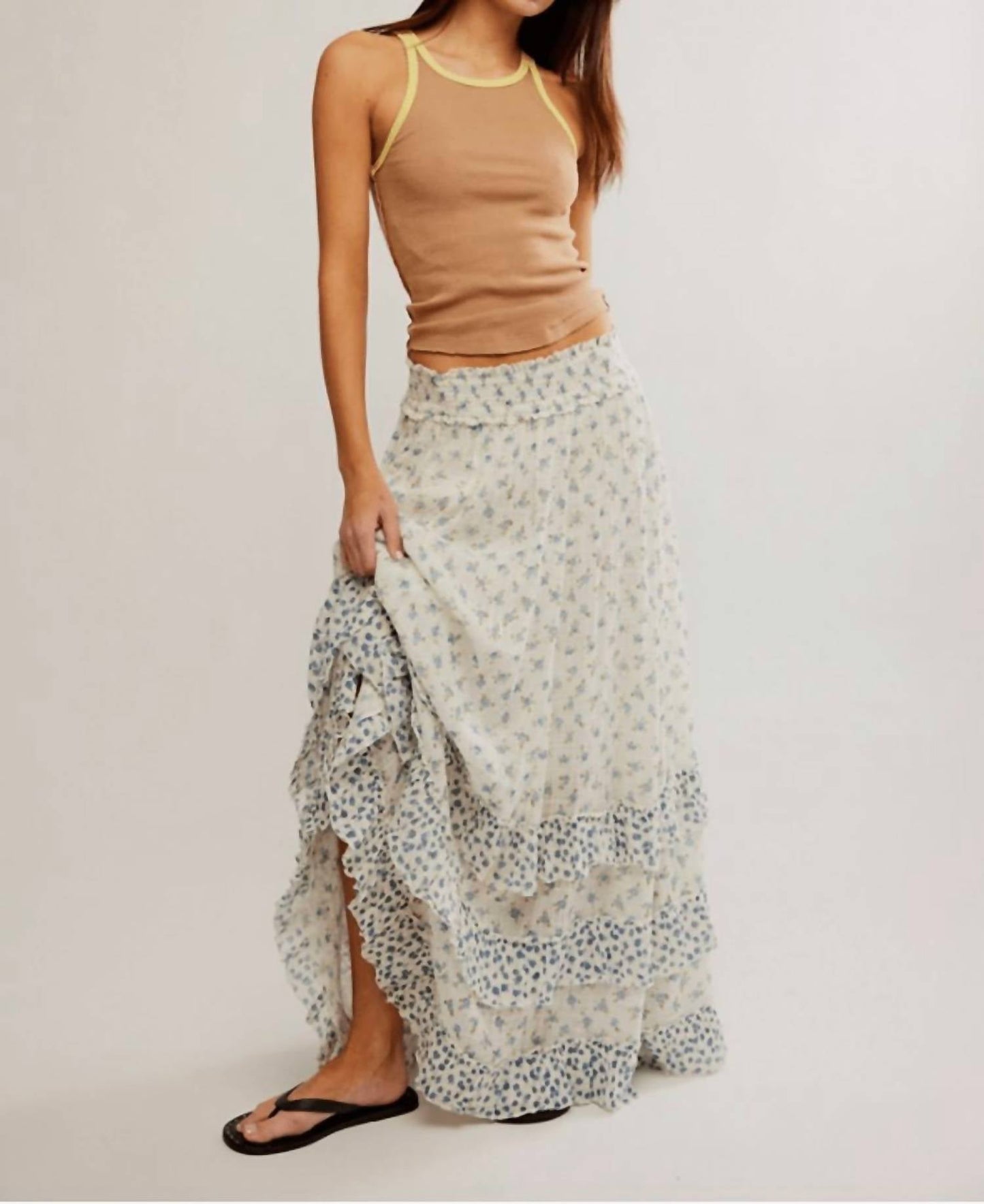Free People - Brynn Printed Maxi Skirt