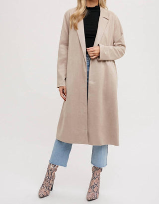 Bluivy - Brittney Faux Suede Coat