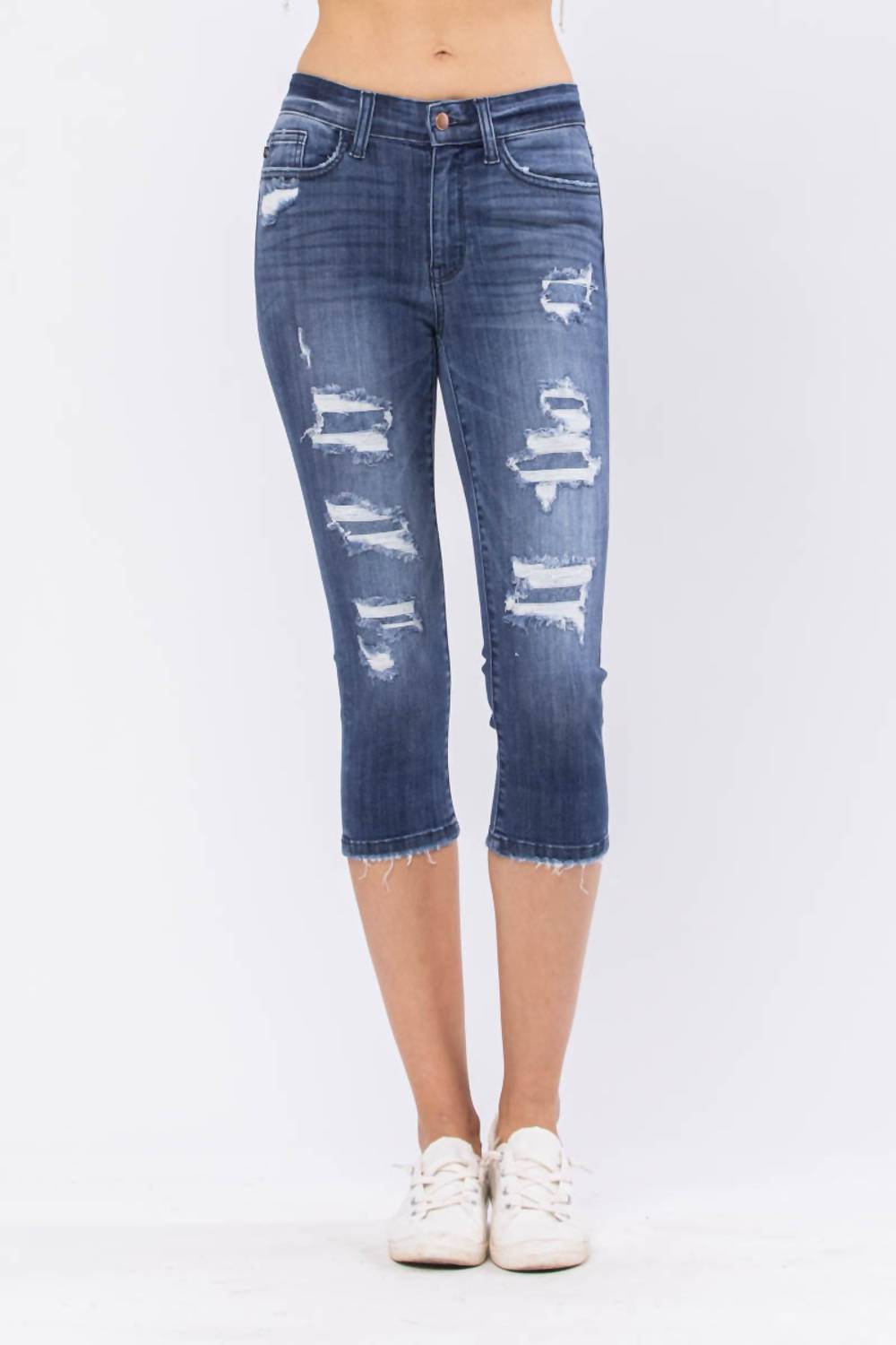 Judy Blue - Women's Patch Capris