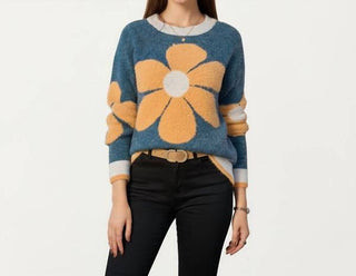 Anna-Kaci - Fuzzy Knit Sweater