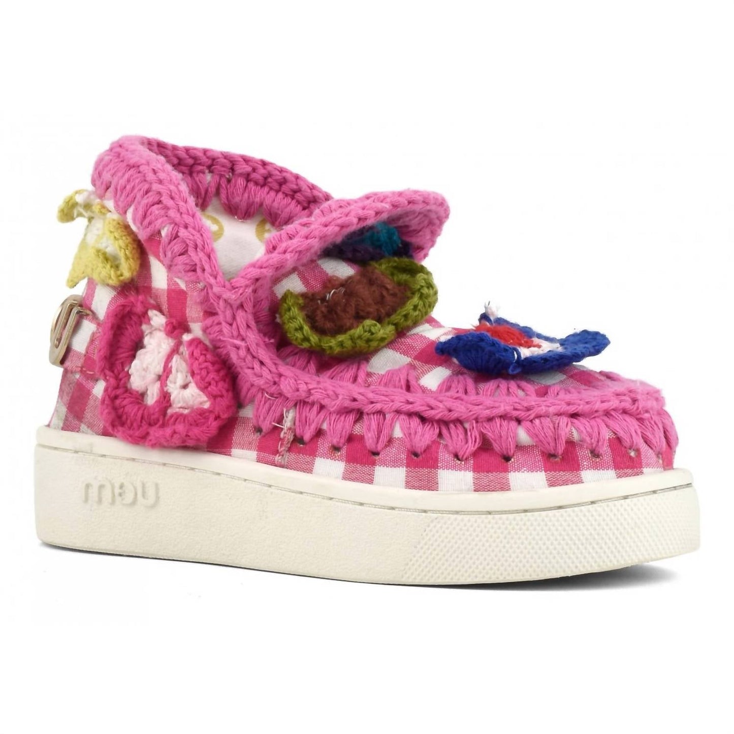 Mou - KIDS SUMMER ESKIMO SNEAKER WITH CROCHET BUTTERFLIES