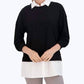 Foxcroft - Sasha Knit-Woven Sleeveless Layering Tunic