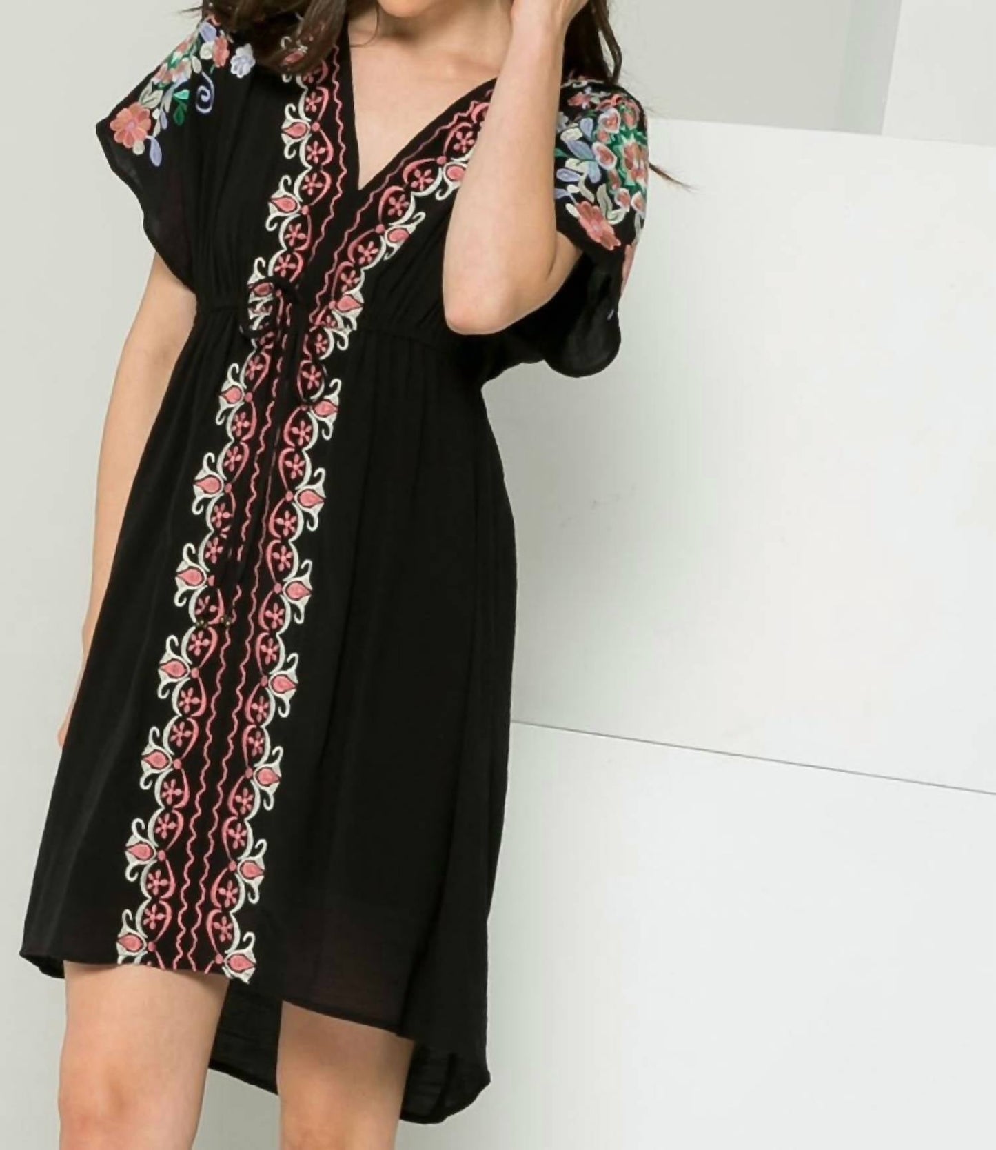 Thml - Embroidered Short Dress