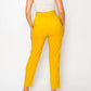 A.C.G. Los Angeles - Ankle Slim Fit Cigarette Pants With Belt