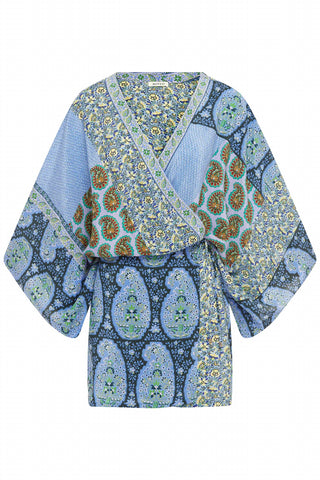 Boteh - Onda silk robe dress