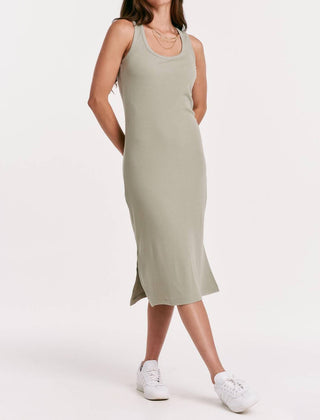 Another Love - Britta Side Slit Midi Dress