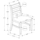 Dining Chair, Dining Room, Side, Upholstered, Transitional (Set of 2) - Black
