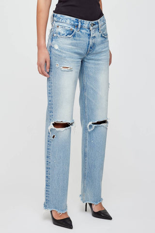 Moussy - Odessa Straight-low Pants