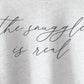 Oat Collective - Women's Snuggle Is Real Graphic Sweatshirt