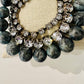 French Kande - Meteor 3 Strand Crystal Laguna Jasper Bracelet