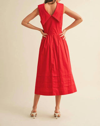 &Merci - American Honey Doll Collar Midi Dress