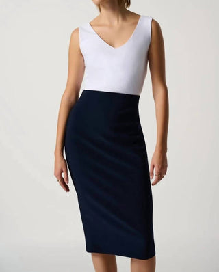 Joseph Ribkoff - Black Mid Calf Skirt