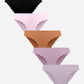 Danskin - Women's 5-pack Laser Bikini Underwear With Scallop Edge
