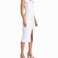 Nicole Miller - Ella Crepe Ruched Midi Dress
