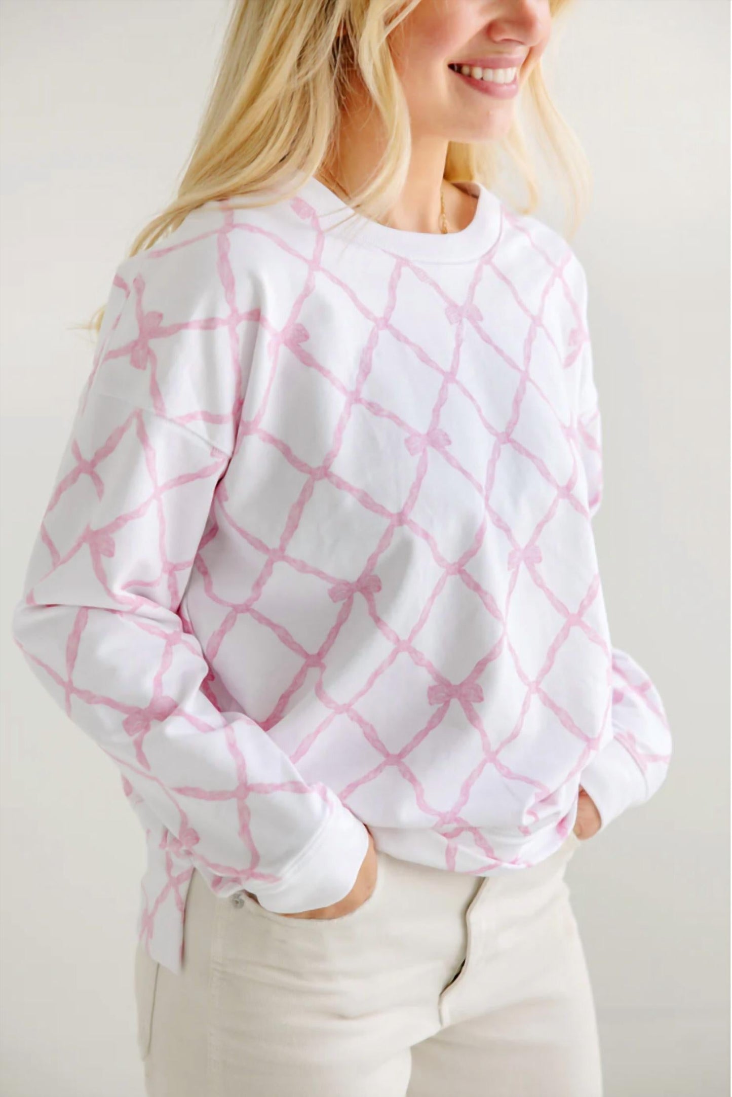 Beaufort Bonnet - Belle Meade Bow Crew Sweatshirt