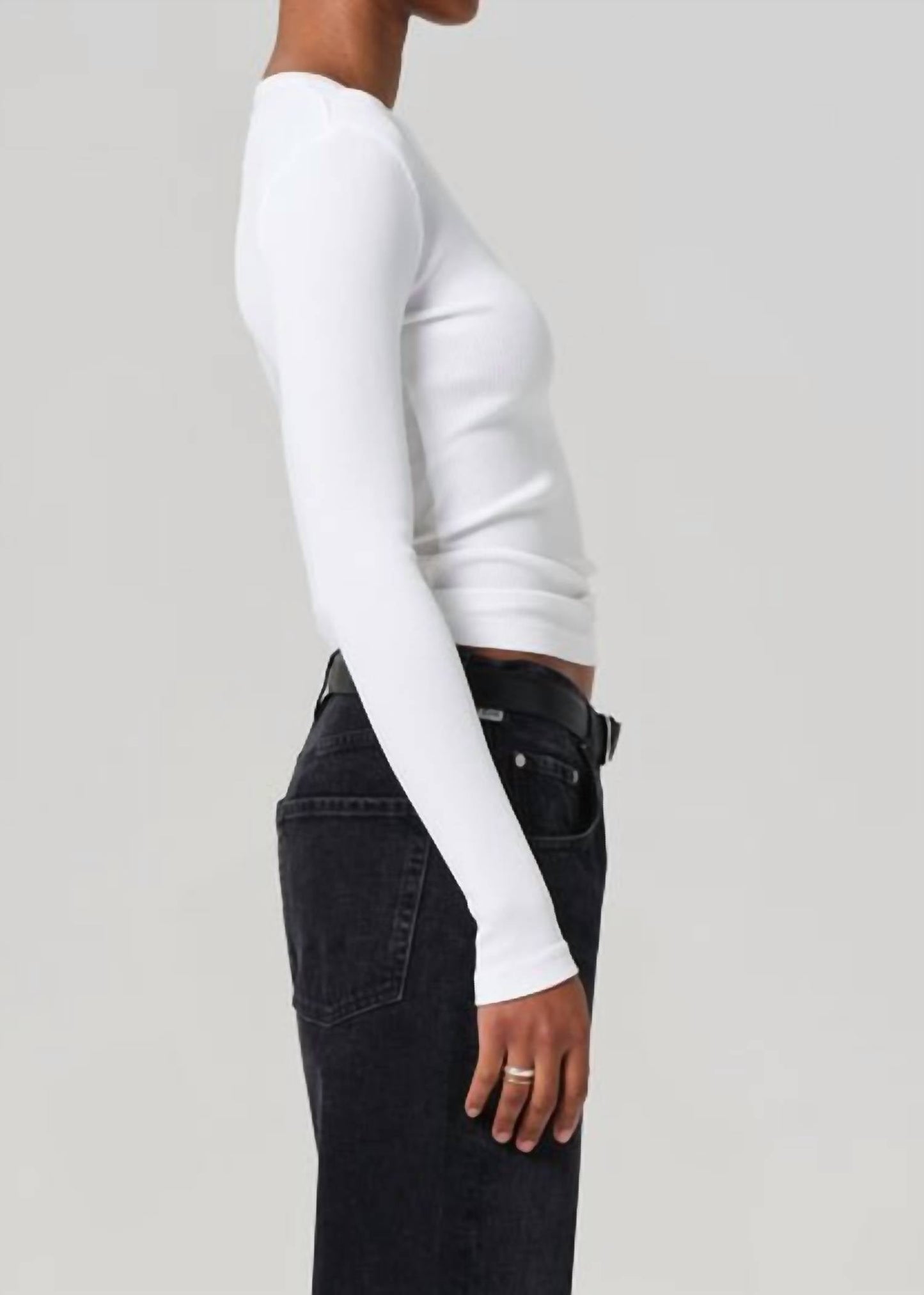 Citizens Of Humanity - Mara U-neck Long Sleeve Tee