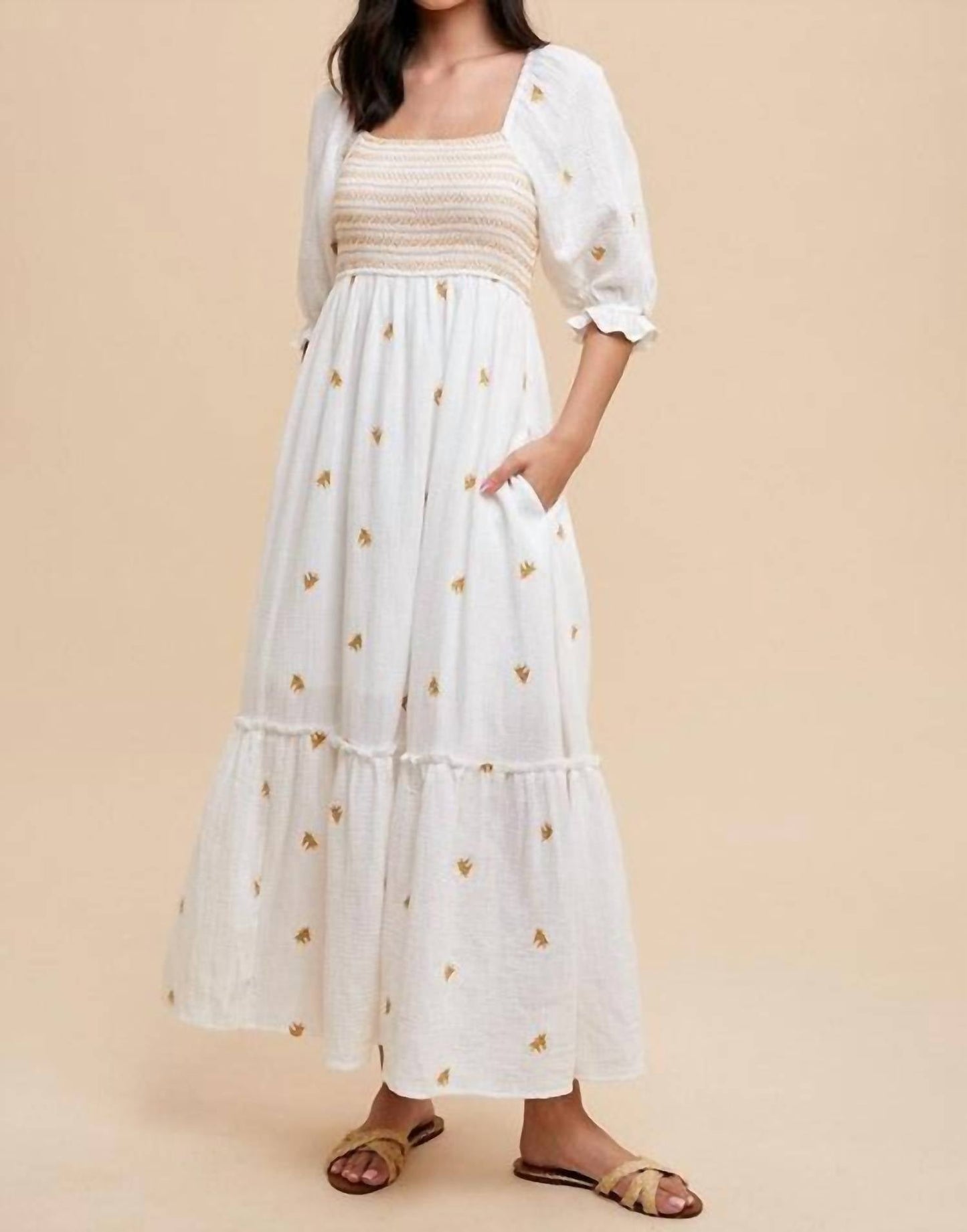 In-Loom - Isla Embroidered Maxi Dress