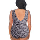 Always For Me - Double V Plunge One Piece Swimsuit - Plus Size
