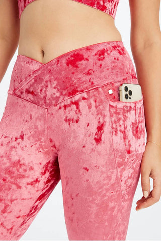 Fabletics - Crushed Velour Crossover Legging