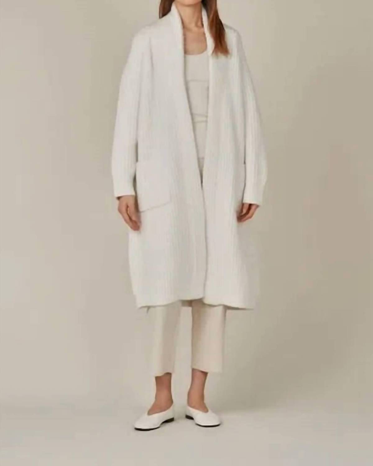 Grade & Gather - Long Shawl Collar Cardigan