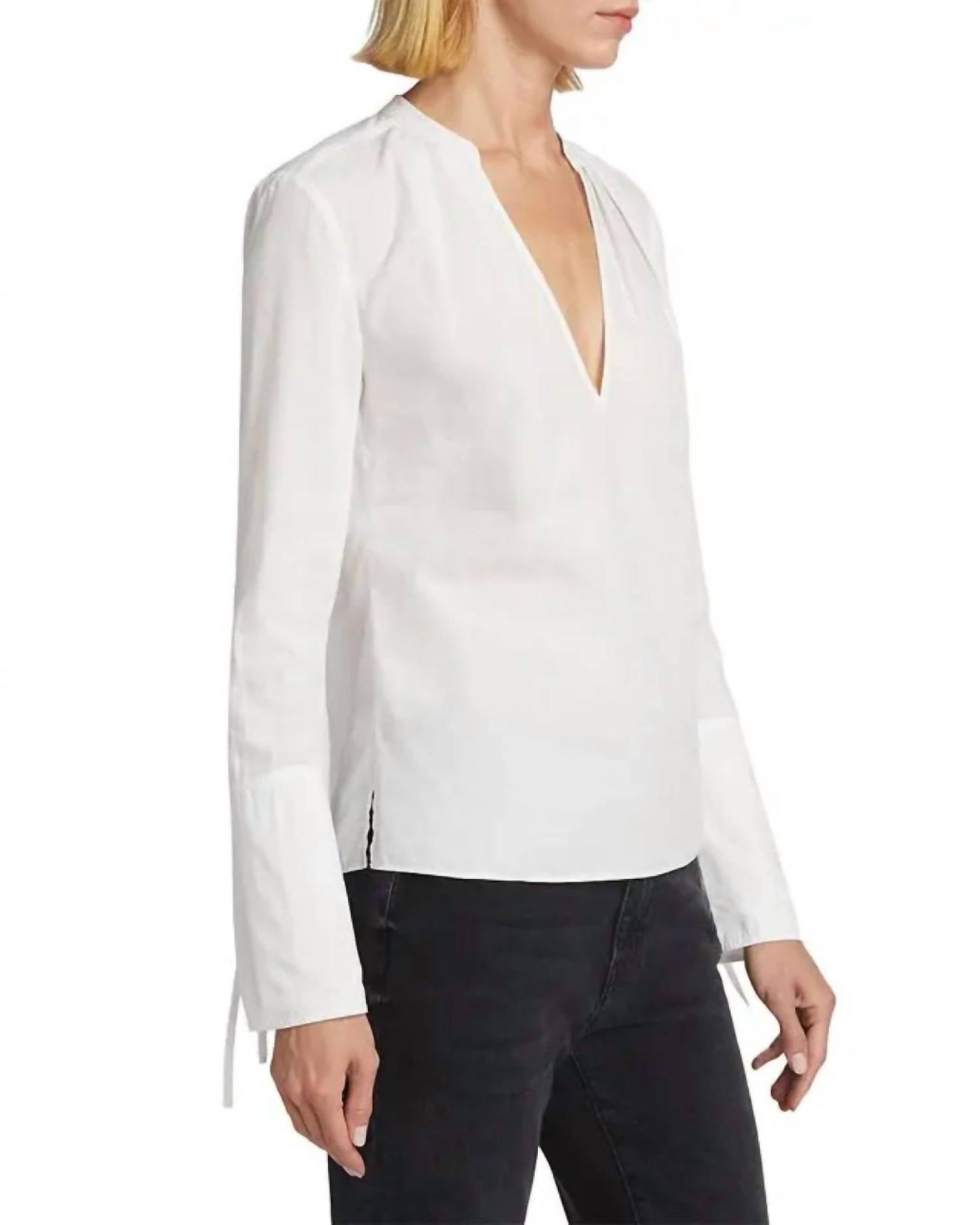 Derek Lam 10 Crosby - Lila V Neck Blouse