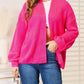 Double Take - Cozy Rib-knit Cocoon Cardigan
