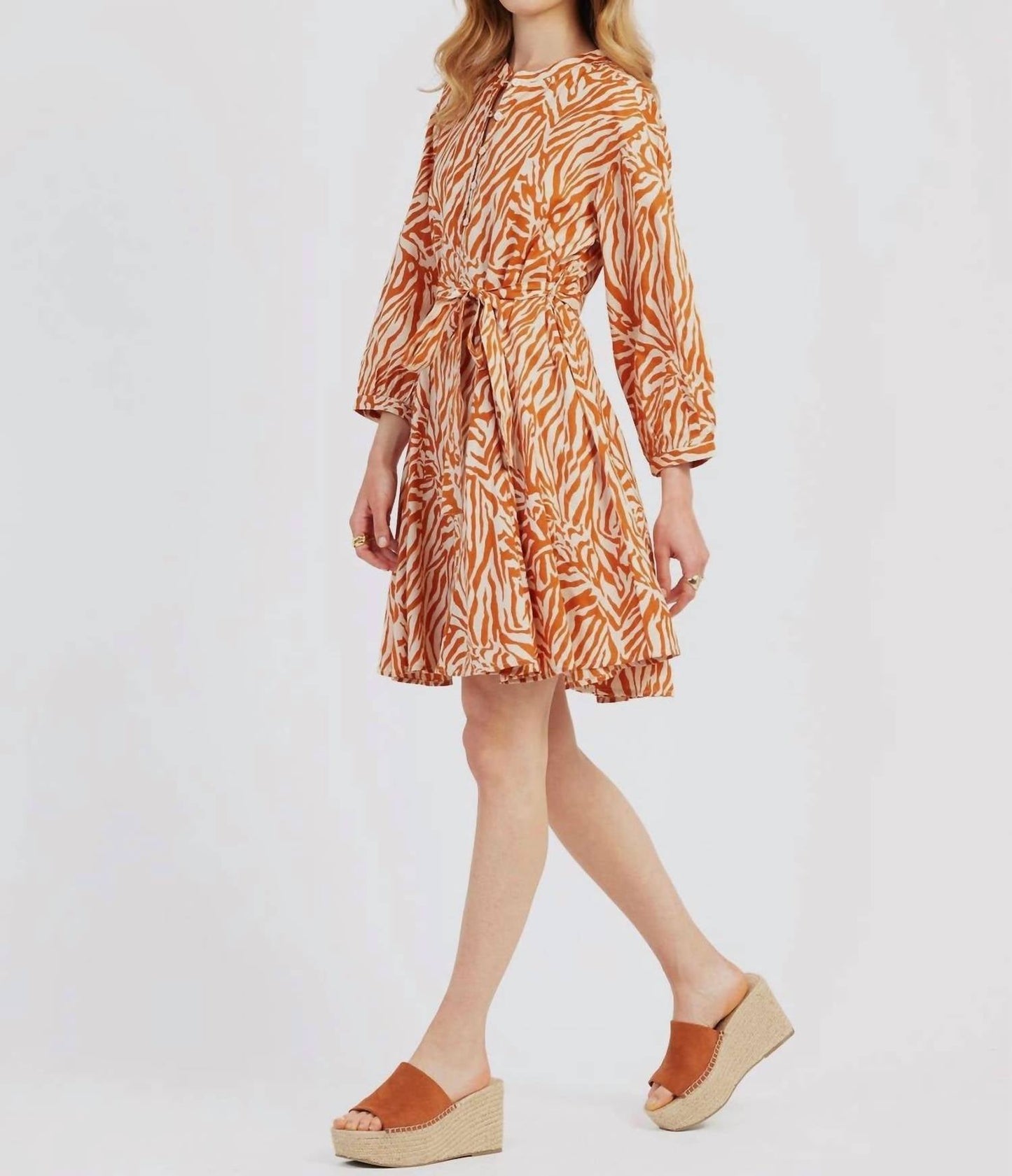 An'Ge - Stay True Tie Waist Dress