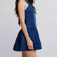 Free People - Clean Break Denim Mini Dress