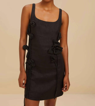 Farm Rio - Premium Linen Sleeveless Mini Dress