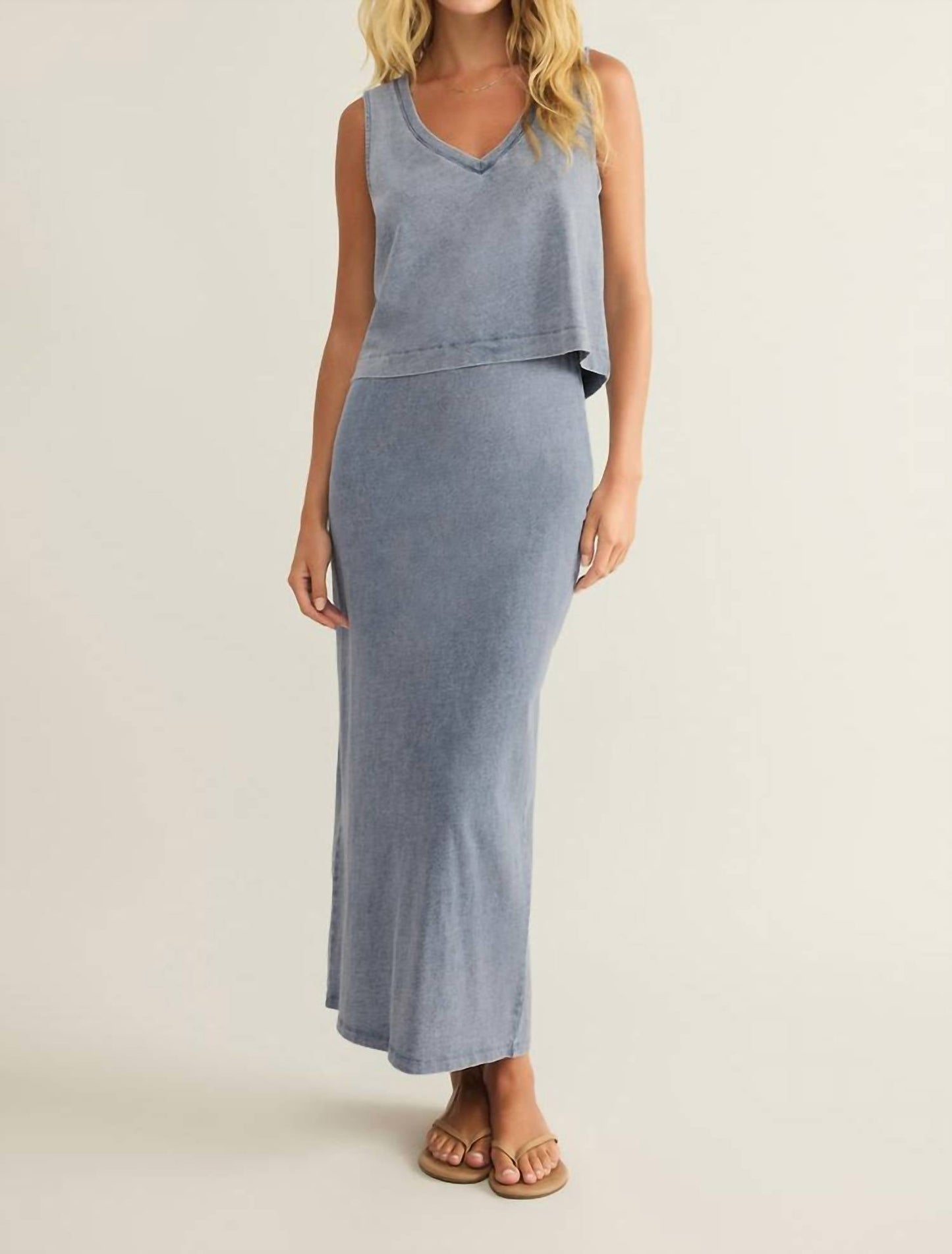 Z Supply - Sloane V-neck Denim Tank