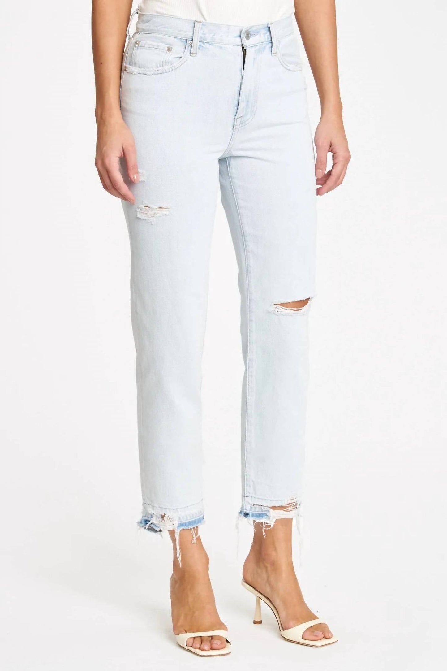 Pistola - Presley High Rise Relaxed Crop Jean