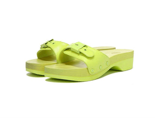 Dr. Scholl'S - Women's Originally Slip On Open Toe Block Heel Detailed Sandals