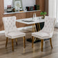 Nikki Collection Modern Tufted Velvet Upholstered Dining Chairs - Set of 2