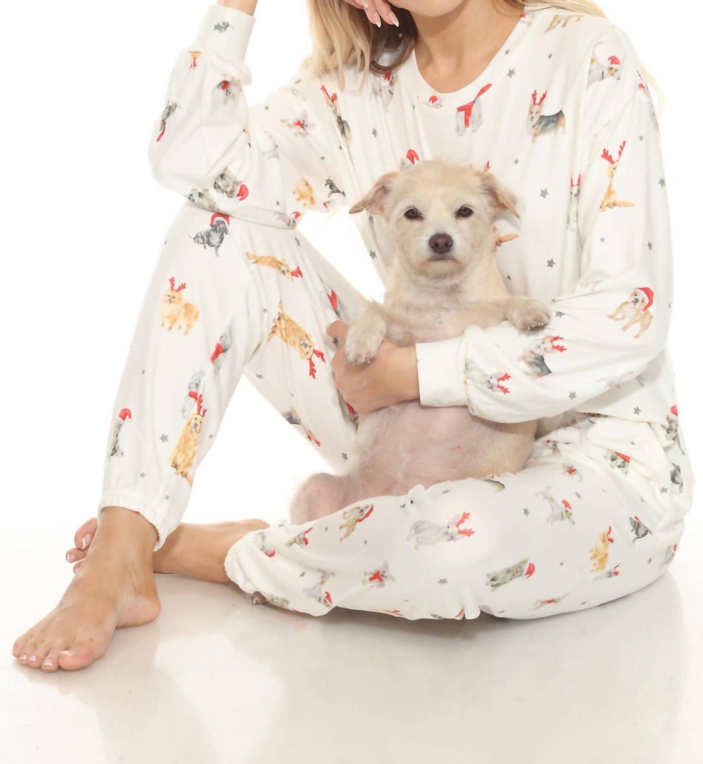 Pj Salvage - Stars & Paws Pajama Set