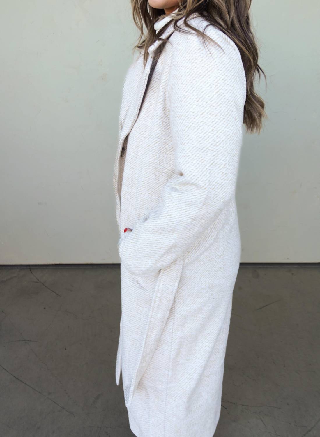 26 International - Long Coat With Belted Waist