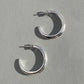 Astor & Orion - Women's Crescent Large Hoops Earrings