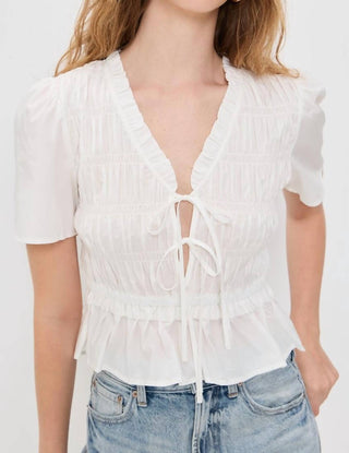 Rails - Portia Tie Front Top