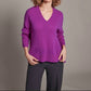 Alashan Cashmere - Devin Hi-low V-neck Top