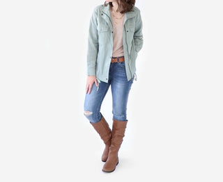 Qupid - Women's Slouchy Crinkle Boots