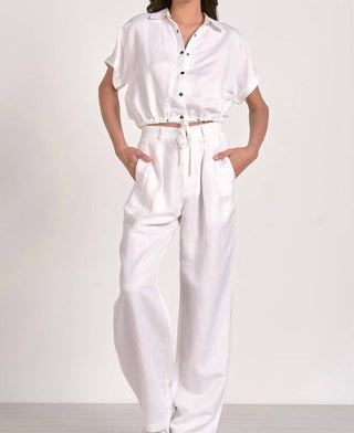 Elan - Ava Button Down Blouse