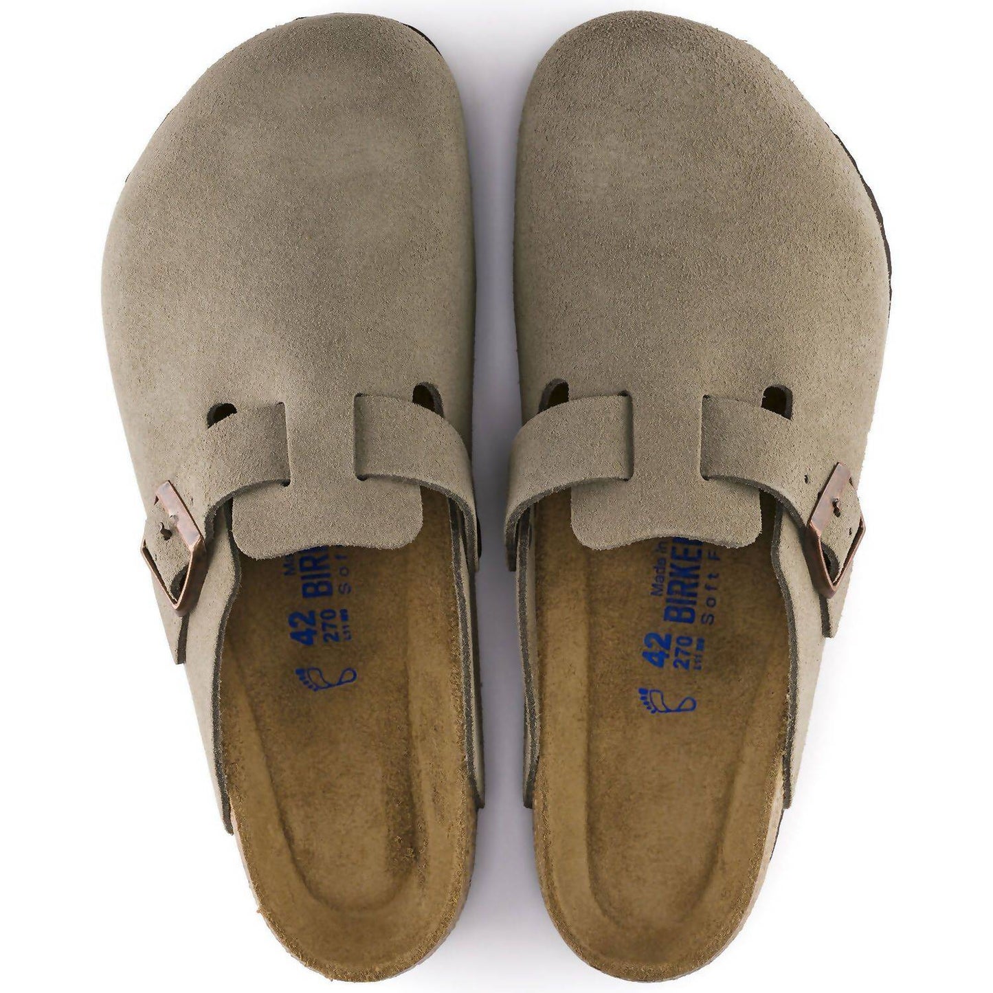 Birkenstock - Women's Boston Suede Soft Footbed Clog